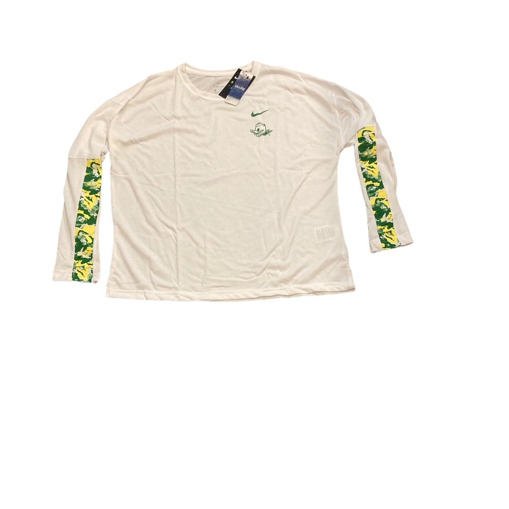 Oregon Ducks Nike Women’s Dri Fit Puddles Long Sleeve Shirt XL